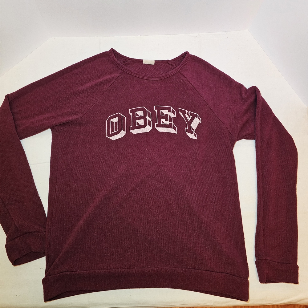 Obey Burgundy Sweatshirt